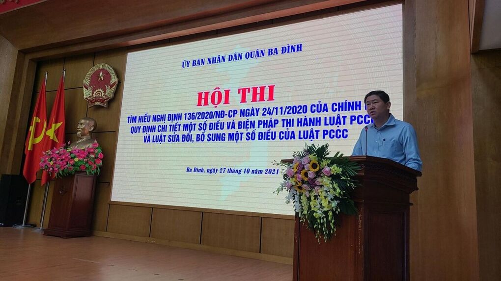 Trường Tiểu học Nguyễn Bá Ngọc thi tìm hiểu về Luật Phòng cháy chữa cháy năm 2021