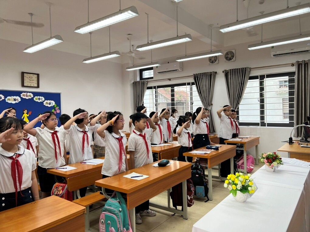 Liên đội trường tiểu học Nguyễn Bá Ngọc tổ chức thành công Đại hội chi đội