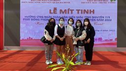 Hiến máu cứu người - một nghĩa cử cao đẹp từ Chi đoàn trường tiểu học Nguyễn Bá Ngọc