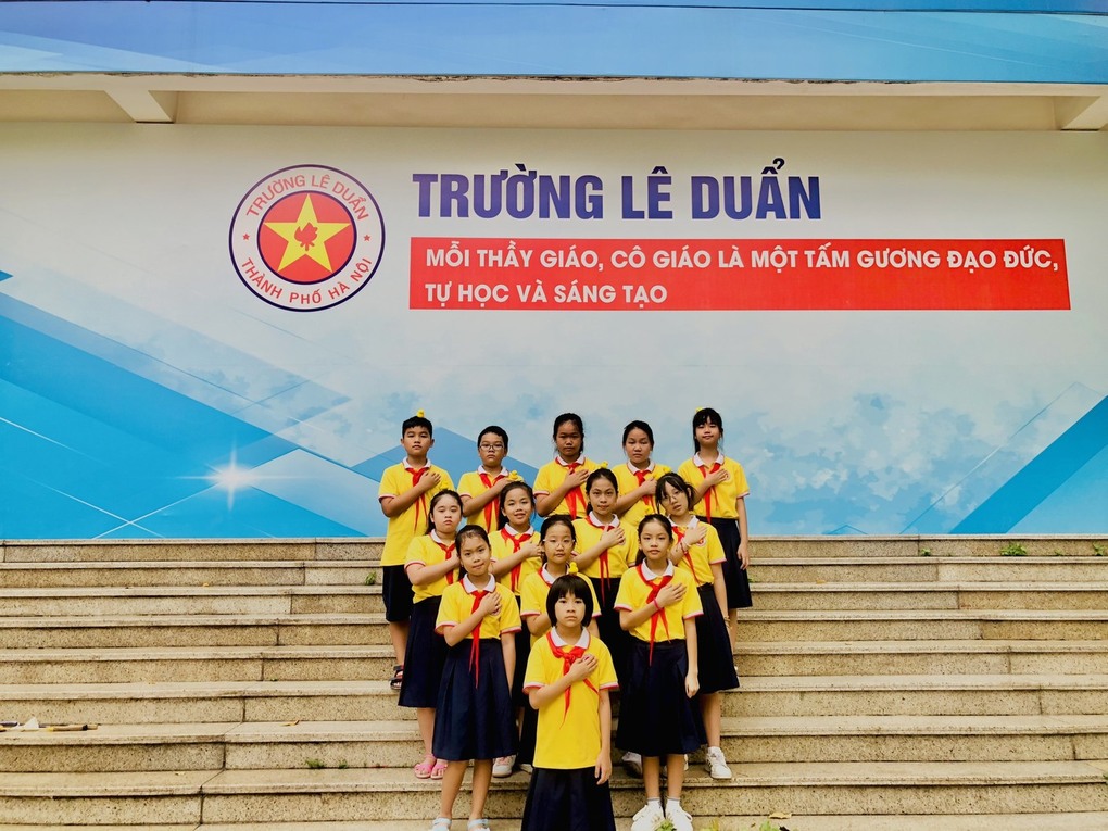 Học sinh trường Tiểu học Nguyễn Bá Ngọc tham gia bồi dưỡng nghiệp vụ công tác Đội năm 2023