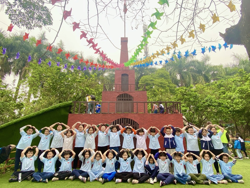 Hoạt động Giáo dục ngoại khóa tại Khu trải nghiệm Cánh Buồm Xanh Park của Trường Tiểu học Nguyễn Bá Ngọc