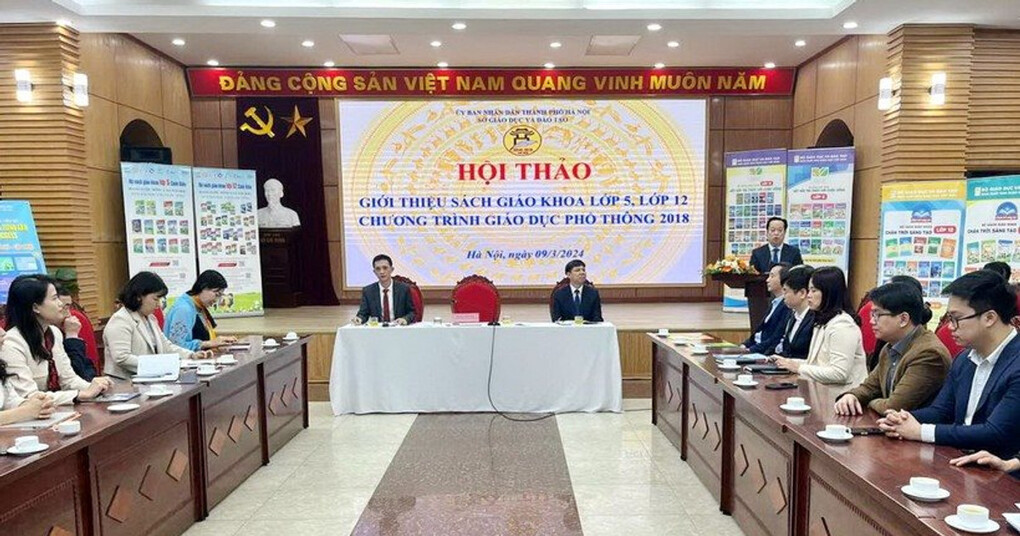 Trường Tiểu học Nguyễn Bá Ngọc tham gia Hội nghị giới thiệu sách giáo khoa lớp 5 Chương trình GDPT 2018.